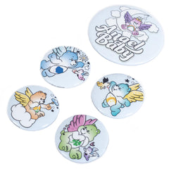 Care Bears Button Badge Set LKT Sport Entertainment>TV Series>Care Bears Pinback Buttons