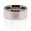 Celtic FC Band Ring Small LKT Sport Classic stainless steel band ring with a bevelled edge Chrome finish and engraved with the Celtic club crest Official licensed product Internal diameter approx 19mm Ring size R Presented in a gift box Rings