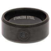 Celtic FC Black IP Ring Medium LKT Sport Football>European Leagues>Celtic FC Rings