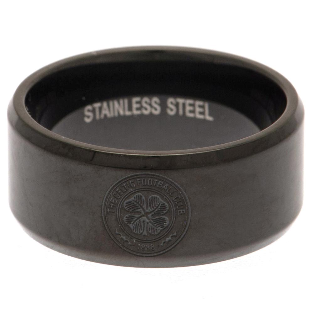 Celtic FC Black IP Ring Small LKT Sport Football>European Leagues>Celtic FC Rings