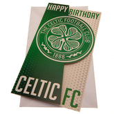 Celtic FC Crest Birthday Card LKT Sport Colourful gloss finish fold out birthday cardFeaturing a large full colour cut out Celtic crestIncludes images inside of the Celtic stadium, plus 'Happy Birthday'Message on the reverse reads 'Have a brilliant day!'O