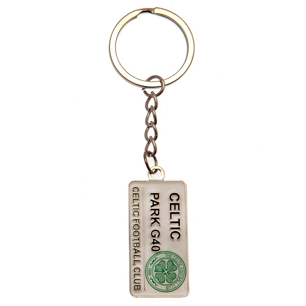 Celtic FC Embossed Street Sign Keyring LKT Sport Football>European Leagues>Celtic FC
