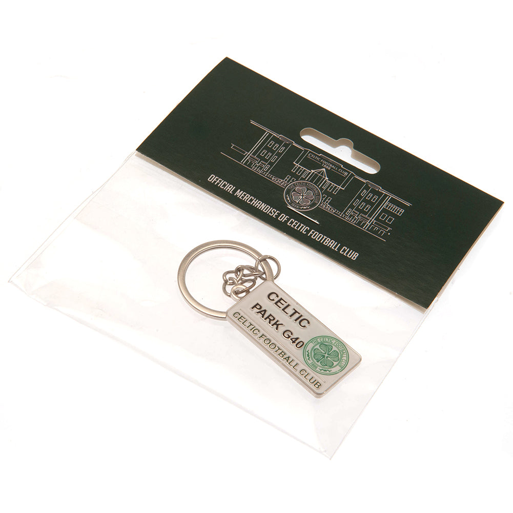 Celtic FC Embossed Street Sign Keyring LKT Sport Football>European Leagues>Celtic FC