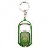 Celtic FC Keyring Torch Bottle Opener LKT Sport Plastic club crested keyringWith a bottle opener functionIncludes a battery powered torchOfficial licensed productApprox 7cm x 3cm Keychains