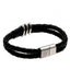Celtic FC Leather Bracelet LKT Sport Twin rope design bracelet made from genuine leather Black bracelet featuring with steel detail Stainless steel magnetic clasp with an engraved club crest Official licensed product Approx 20cm x 1cm Presented in a gift