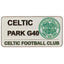 Celtic FC Street Sign Badge LKT Sport Metal street sign design pin badgeDie stamped designWith butterfly clasp fixingsMetal alloy with silver style finishOfficial licensed productApprox 40mm x 20mm Pins