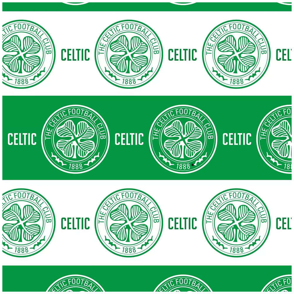 Celtic FC Text Gift Wrap LKT Sport Football>European Leagues>Celtic FC Wrapping Paper