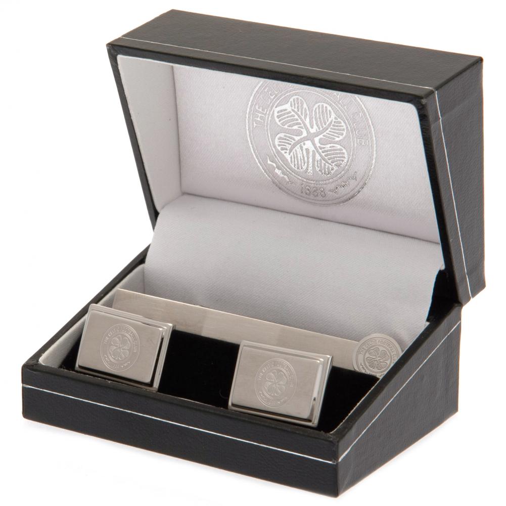 Celtic FC Tie Slide & Cufflink Set LKT Sport Football>European Leagues>Celtic FC Cufflinks