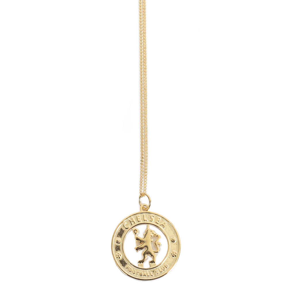 Chelsea FC 18ct Gold Plated on Silver Pendant & Chain LKT Sport Football>Premier League>Chelsea FC