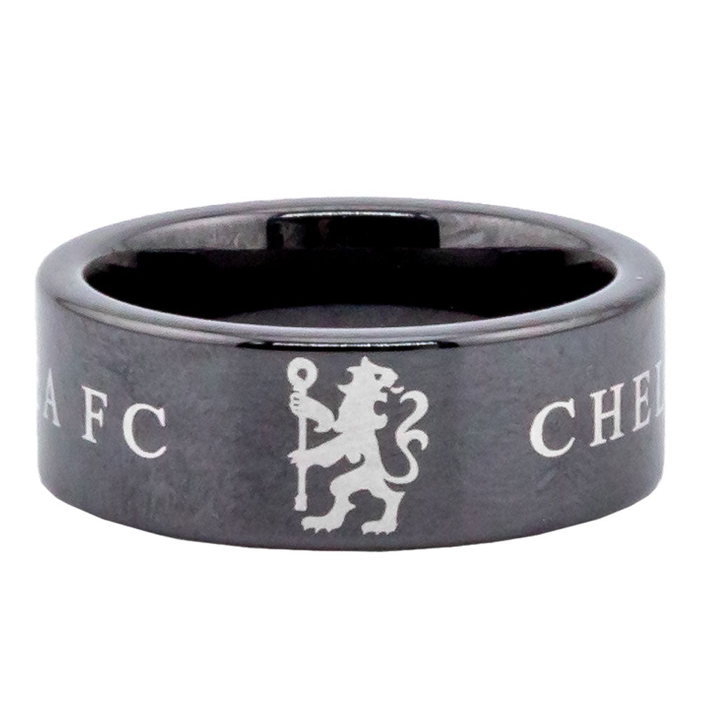 Chelsea FC Black Ceramic Ring Large LKT Sport Football>Premier League>Chelsea FC