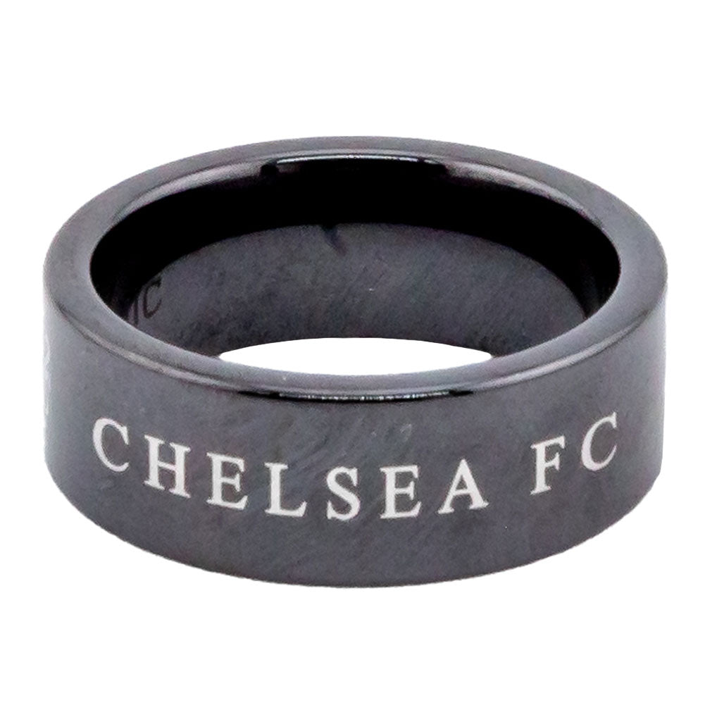 Chelsea FC Black Ceramic Ring Large LKT Sport Football>Premier League>Chelsea FC
