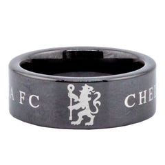 Chelsea FC Black Ceramic Ring Large LKT Sport Football>Premier League>Chelsea FC