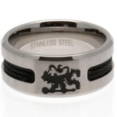 Chelsea FC Black Inlay Ring Medium LKT Sport Football>Premier League>Chelsea FC Rings