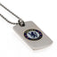 Chelsea FC Colour Crest Dog Tag & Chain LKT Sport Classic design stainless steel dog tag and ball chain Chrome finish with a colour print Chelsea crest Official licensed product Chain approx 53cm (21in) Dog tag approx 35mm x 20mm Presented in a gift box N