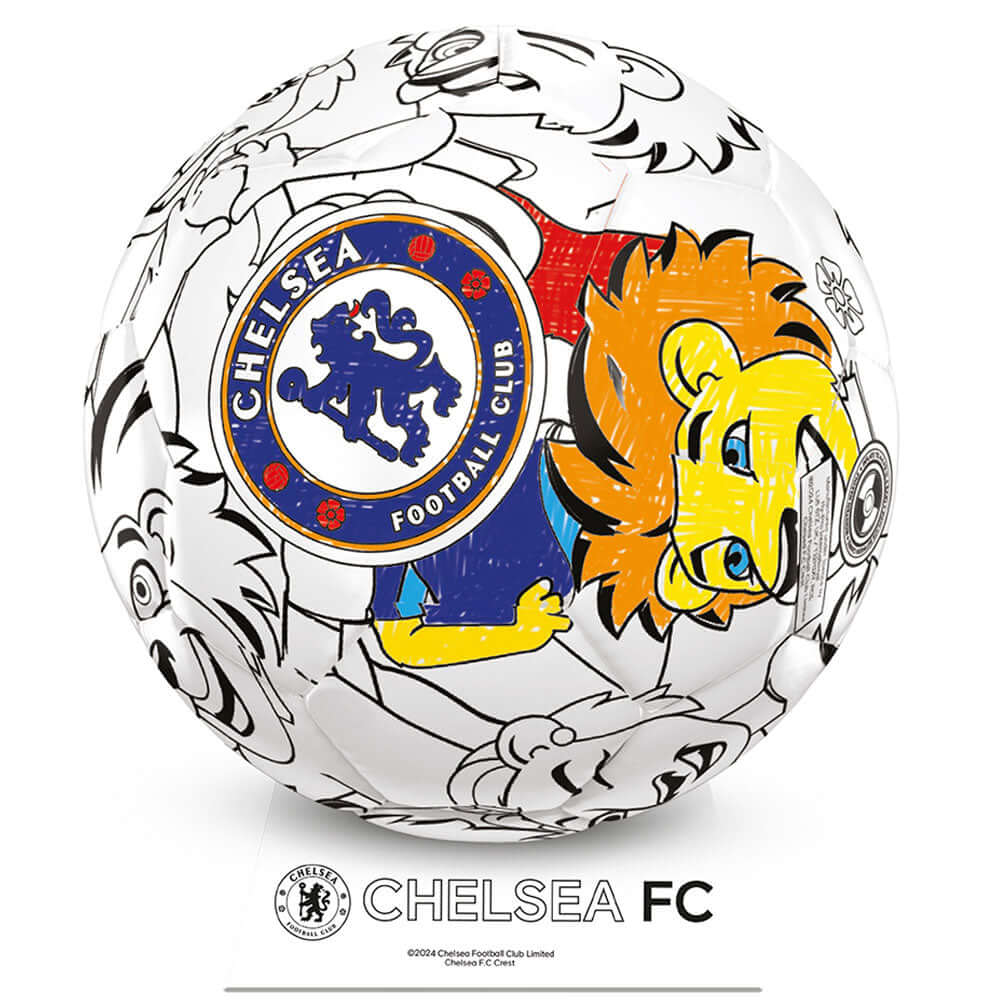 Chelsea FC 'Colour In' Mini Football Set LKT Sport Football>Premier League>Chelsea FC American Football Toys