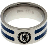 Chelsea FC Colour Stripe Ring Medium LKT Sport Football>Premier League>Chelsea FC Rings