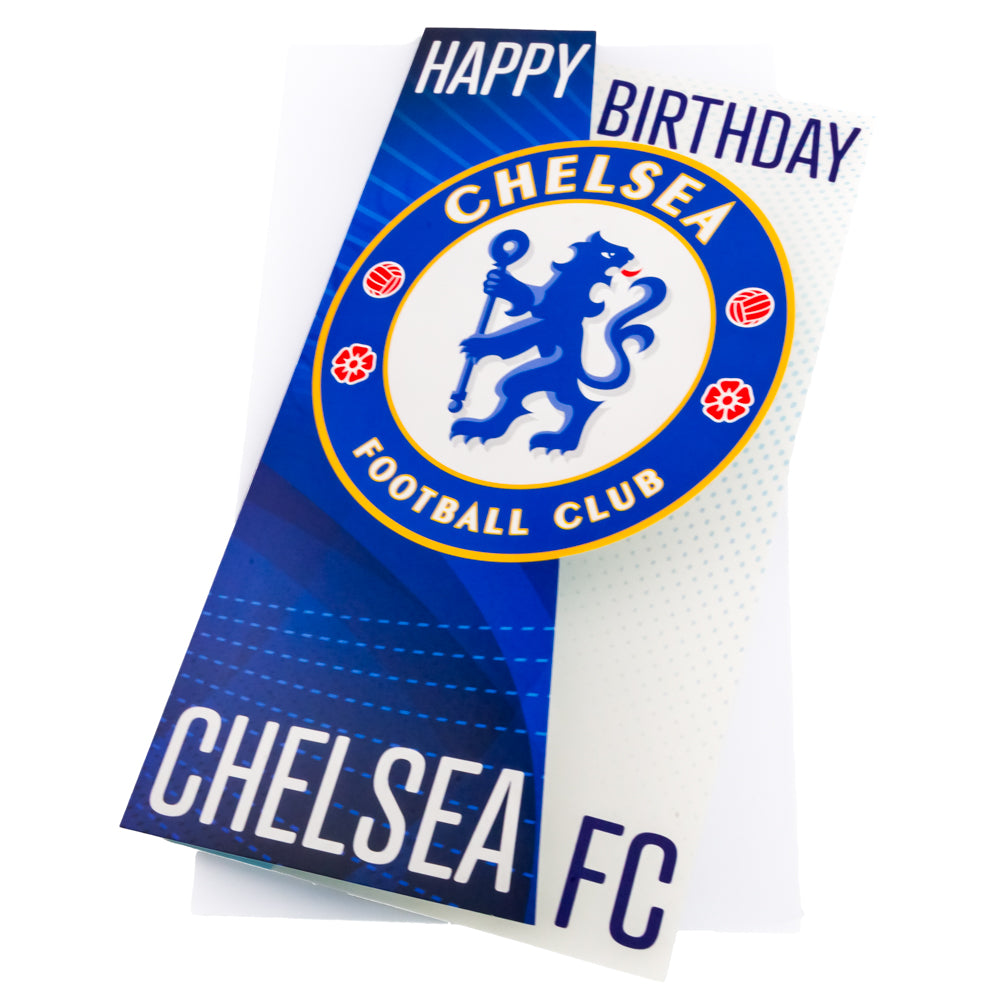Chelsea FC Crest Birthday Card LKT Sport Football>Premier League>Chelsea FC Greeting Cards