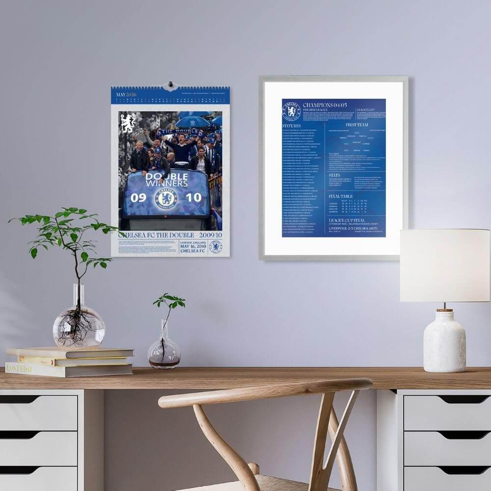 Chelsea FC Deluxe Calendar 2026 LKT Sport Football>Premier League>Chelsea FC Wall Calendars