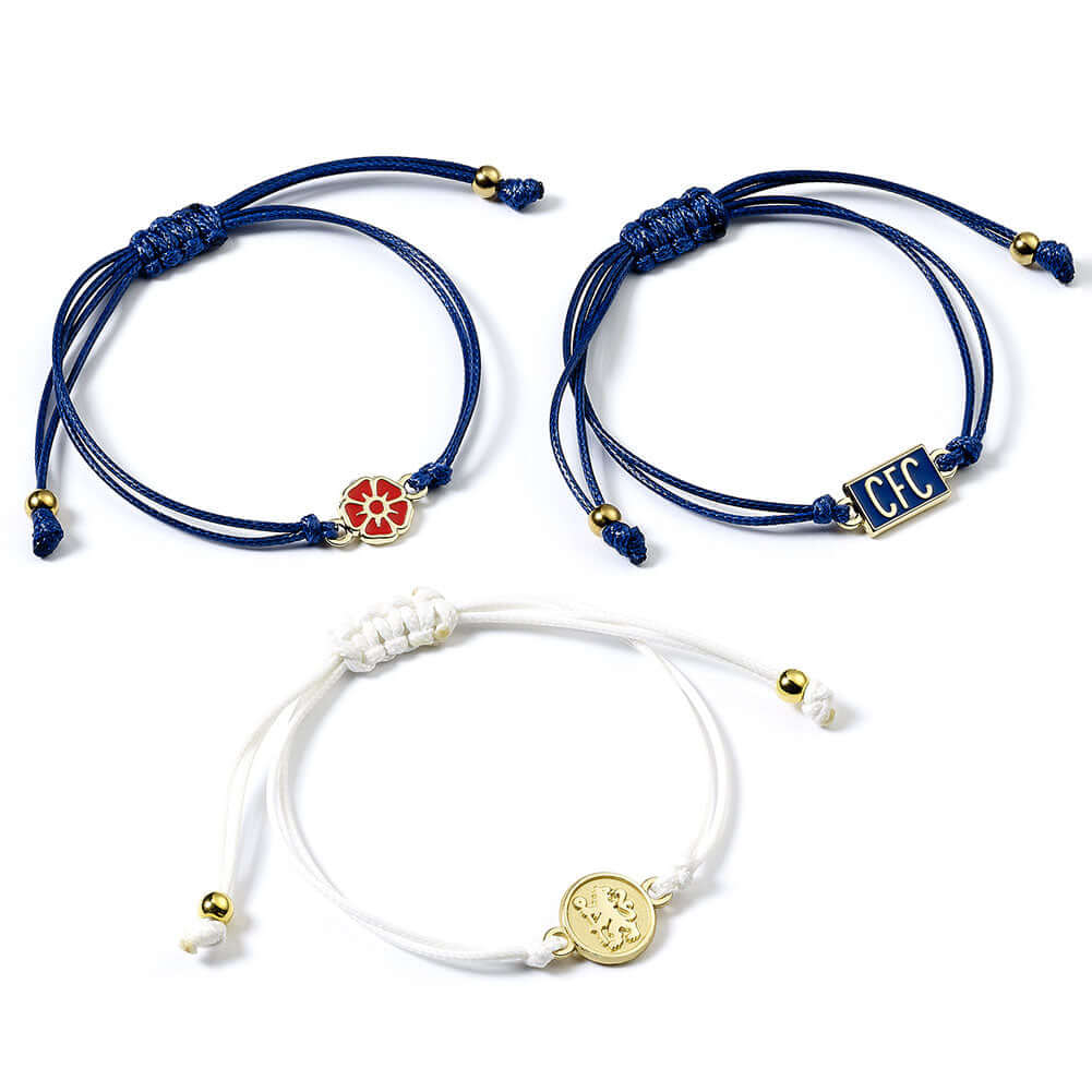 Chelsea FC Friendship Bracelet Set LKT Sport Football>Premier League>Chelsea FC Bracelets