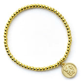 Chelsea FC Gold Finish Bead Bracelet LKT Sport Football>Premier League>Chelsea FC Bracelets