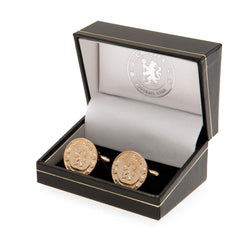 Chelsea FC Gold Plated Cufflinks LKT Sport Football>Premier League>Chelsea FC Cufflinks