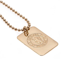 Chelsea FC Gold Plated Dog Tag & Chain LKT Sport Football>Premier League>Chelsea FC Necklaces