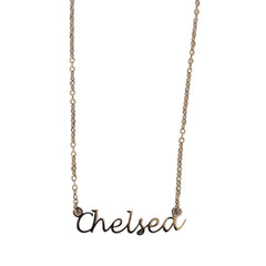 Chelsea FC Gold Plated Name Dropper Necklace LKT Sport Football>Premier League>Chelsea FC Necklaces