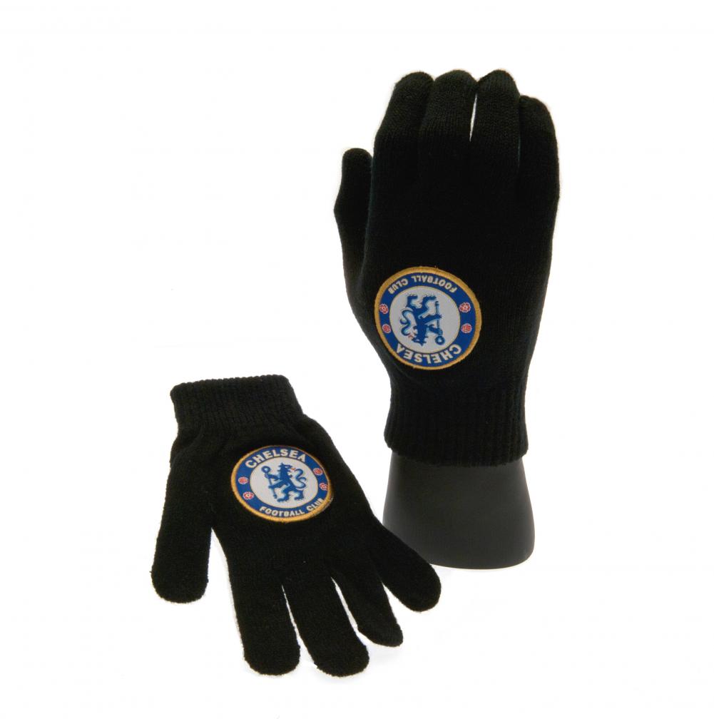 Chelsea FC Knitted Gloves Junior LKT Sport Football>Premier League>Chelsea FC Gloves & Mittens