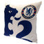 Chelsea FC Lion Crest Cushion LKT Sport White cushion featuring a full colour Chelsea club crest and large Lion detailDesign repeated on the reverse100% Polyester machine washable removable coverOfficial licensed productApprox 40cm x 40cm Chair & Sofa Cus