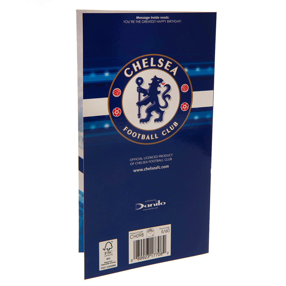 Chelsea FC No. 1 Dad Birthday Card LKT Sport Football>Premier League>Chelsea FC Greeting Cards
