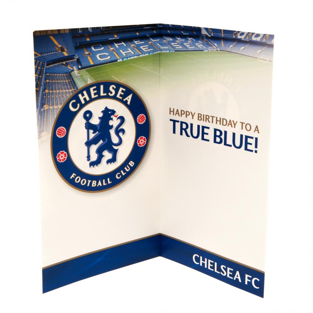 Chelsea FC No. 1 Fan Birthday Card LKT Sport Football>Premier League>Chelsea FC Greeting Cards