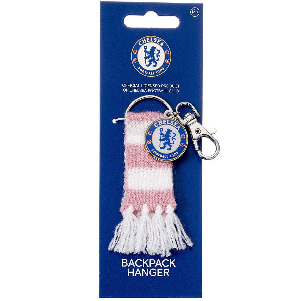 Chelsea FC Pink Bar Scarf Bag Charm LKT Sport Football>Premier League>Chelsea FC Keychains