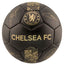 Chelsea FC Sig Gold Phantom Football LKT Sport Matte black finish 32 panel synthetic footballFeatures a gold printed Chelsea crest and official player signature printsSuitable for 14 yrs and olderOfficial licensed productSize 5 footballApprox 69cm in circ