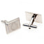 Chelsea FC Stainless Steel Cufflinks LKT Sport Stainless steel rectangular cufflinks in a brushed satin finish Each cufflink is engraved with the Chelsea crest On a bullet back fixing Official licensed product Approx 20mm x 10mm Presented in a gift box Cu