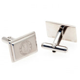 Chelsea FC Stainless Steel Cufflinks LKT Sport Stainless steel rectangular cufflinks in a brushed satin finish Each cufflink is engraved with the Chelsea crest On a bullet back fixing Official licensed product Approx 20mm x 10mm Presented in a gift box Cu