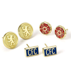 Chelsea FC Stud Earring Set LKT Sport Football>Premier League>Chelsea FC Earrings