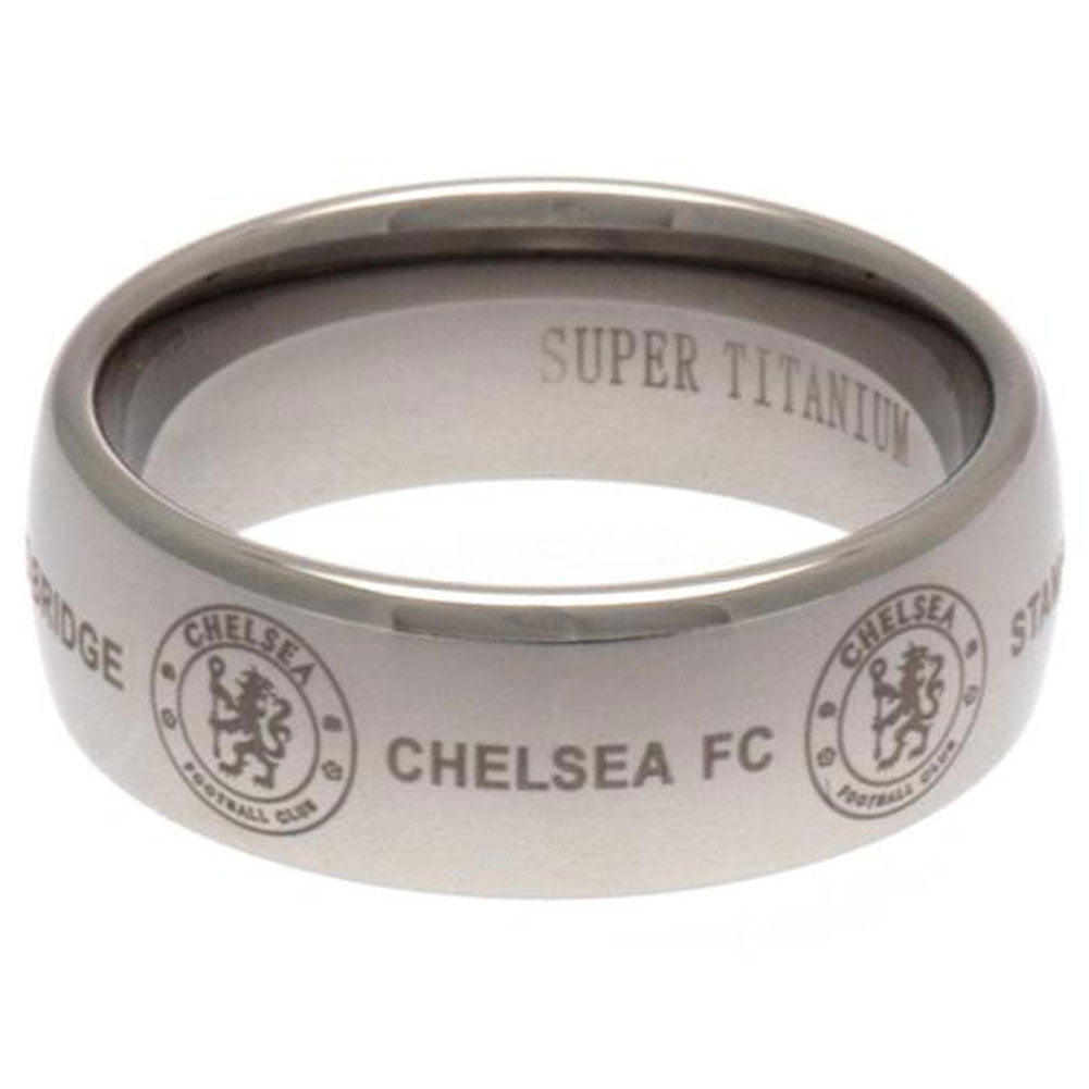 Chelsea FC Super Titanium Ring Small LKT Sport Football>Premier League>Chelsea FC Rings