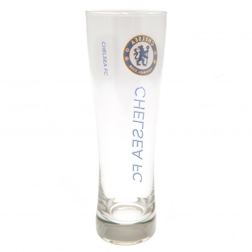 Chelsea FC Tall Beer Glass LKT Sport Football>Premier League>Chelsea FC Beer Glasses