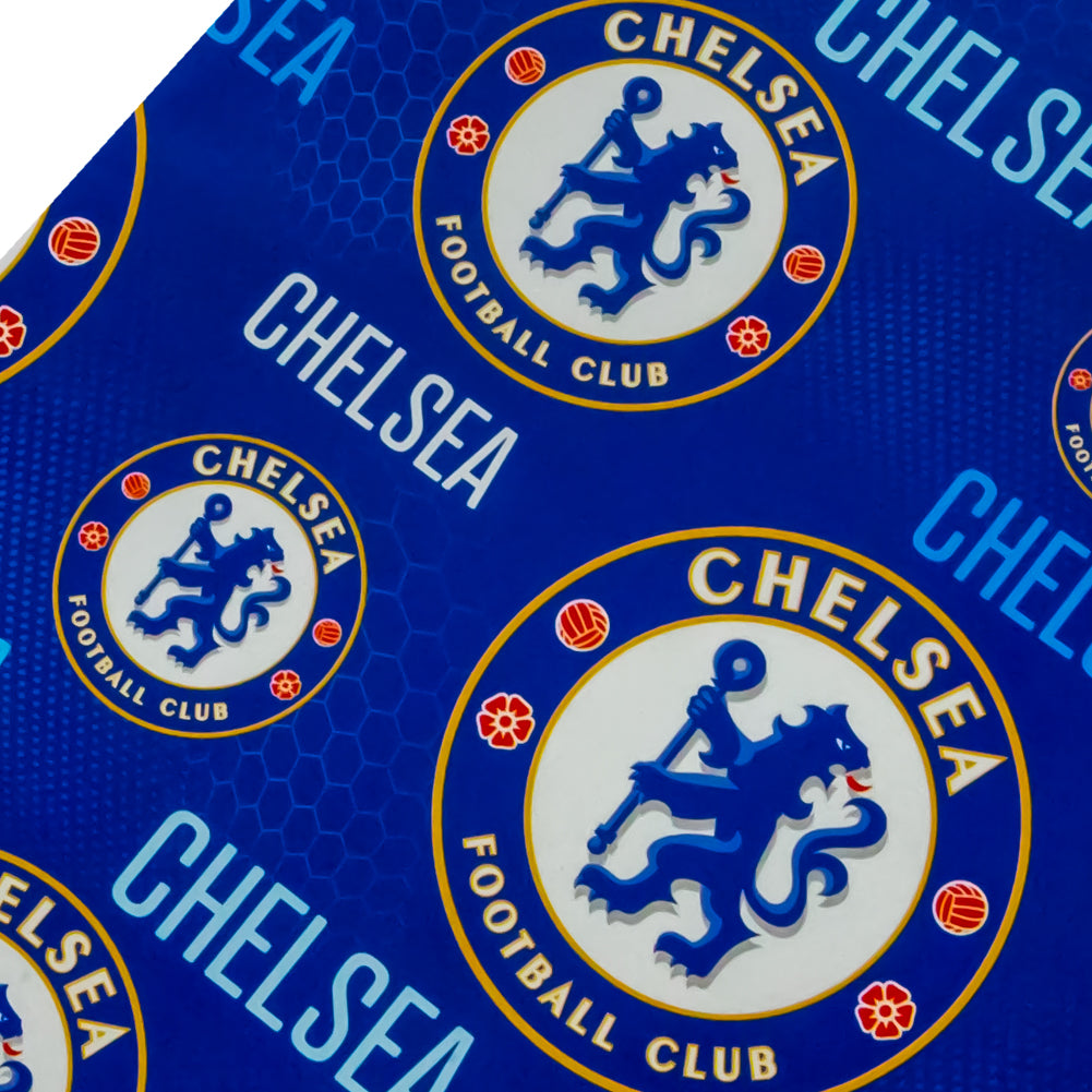 Chelsea FC Text Gift Wrap LKT Sport Football>Premier League>Chelsea FC Wrapping Paper
