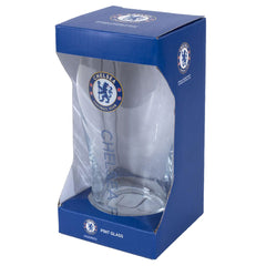 Chelsea FC Tulip Pint Glass LKT Sport Football>Premier League>Chelsea FC Beer Glasses
