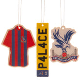 Crystal Palace FC 3pk Air Freshener LKT Sport Multipack of vibrant colour long lasting air freshenersFeaturing Palace crest, classic home kit and number plate designsEach air freshener has an elasticated loop and is individually wrappedOfficial licensed p