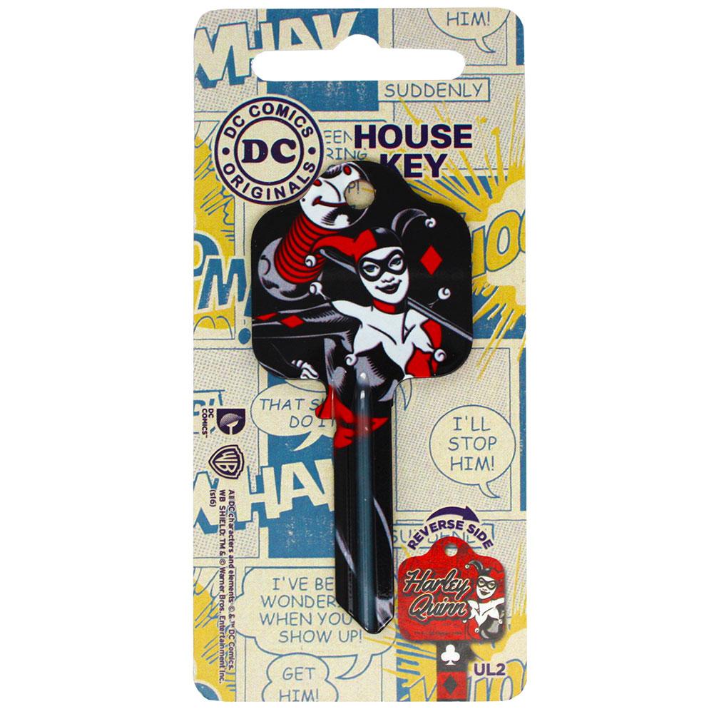 DC Comics Door Key Harley Quinn LKT Sport Entertainment>Movies>DC Key Blanks