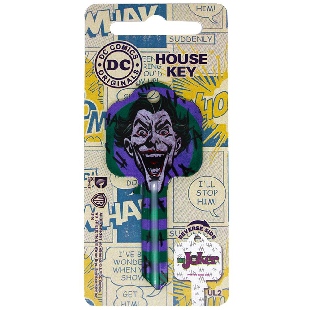 DC Comics Door Key Joker LKT Sport Entertainment>Movies>DC Key Blanks