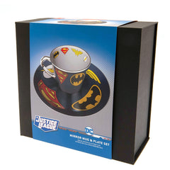 DC Comics Mirror Mug & Plate Set LKT Sport Entertainment>Movies>DC Mugs