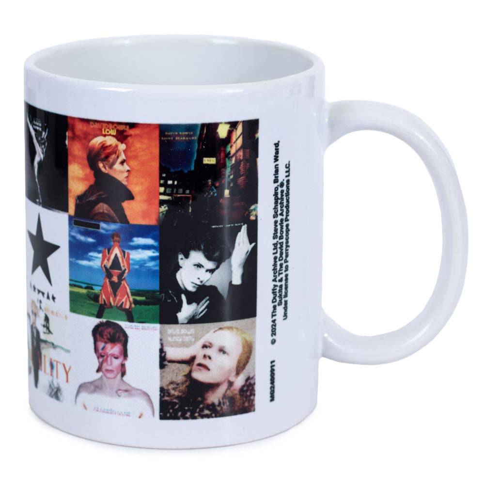 David Bowie Album Collage Mug LKT Sport Entertainment>Music>David Bowie Mugs