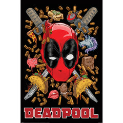 Deadpool Chimichanga Poster 210 LKT Sport Entertainment>Movies>Deadpool Posters