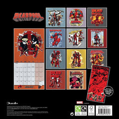 Deadpool Square Calendar 2026 LKT Sport Entertainment>Movies>Deadpool Wall Calendars