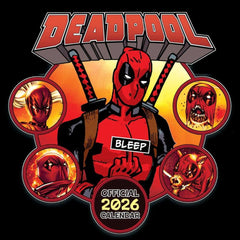 Deadpool Square Calendar 2026 LKT Sport Entertainment>Movies>Deadpool Wall Calendars