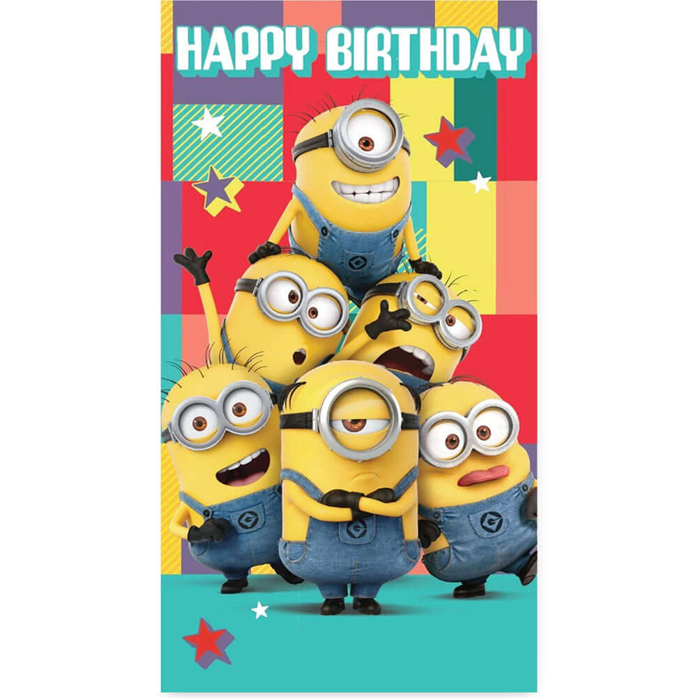 Despicable Me Birthday Card With Stickers LKT Sport Entertainment>Movies>Despicable Me Greeting Cards