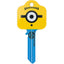 Despicable Me Door Key Minion LKT Sport Ready to cut blank door key featuring Minions Suitable for a UL2, UL054 or UL1, UL050 profile locks High quality detailed designs printed on both sides Official licensed product Approx 78mm x 35mm On a backing card